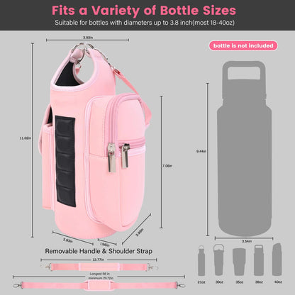 Fibonacci Magnetic Bottle Holder 1.2L - Premium Gym Bag Accessory