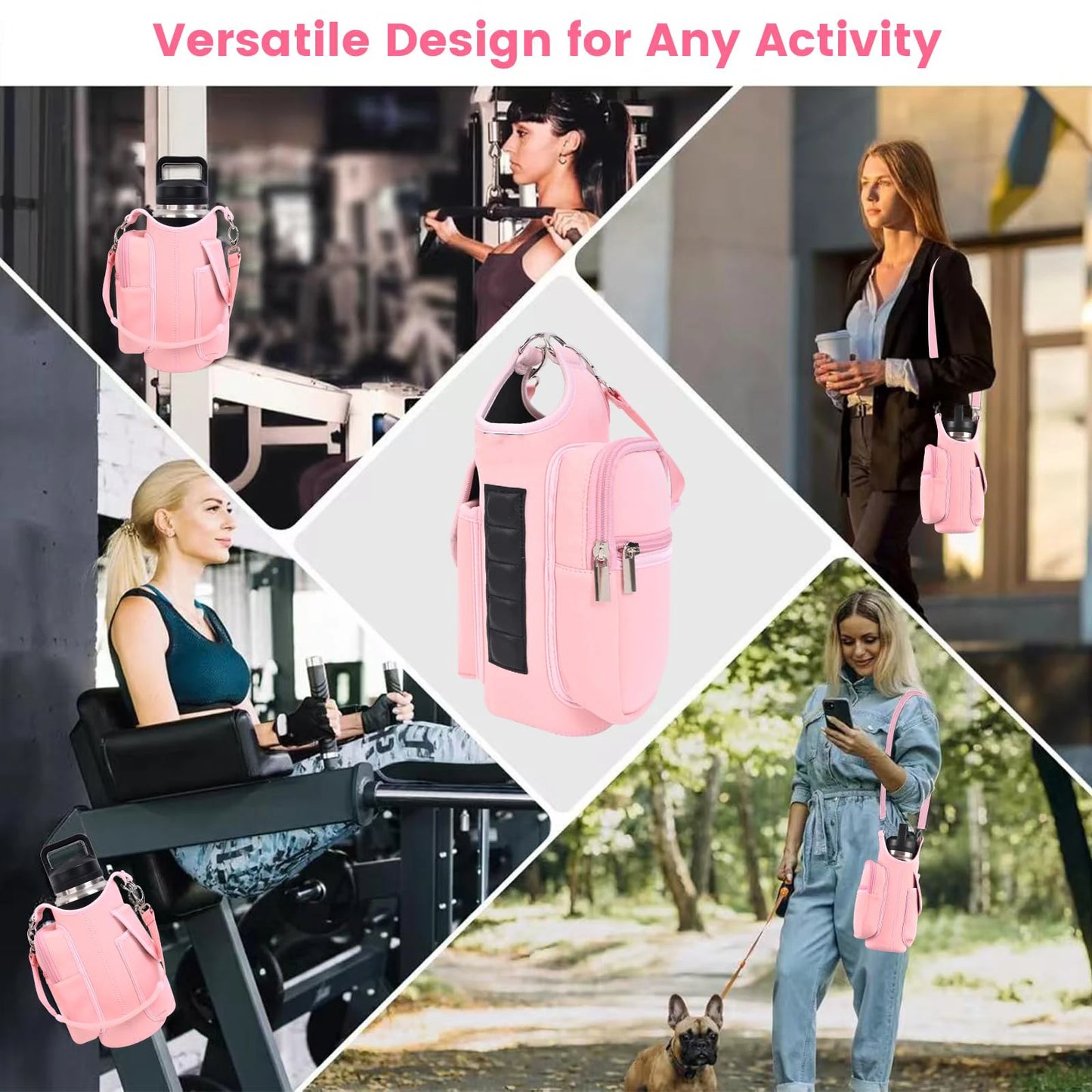 Fibonacci Magnetic Bottle Holder 1.2L - Premium Gym Bag Accessory