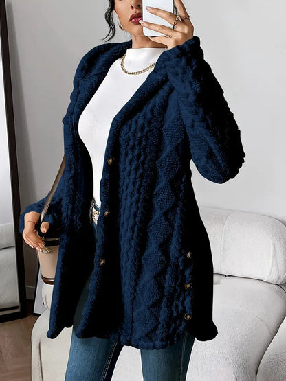 ANGELICA™|CARDIGAN CON CAPPUCCIO