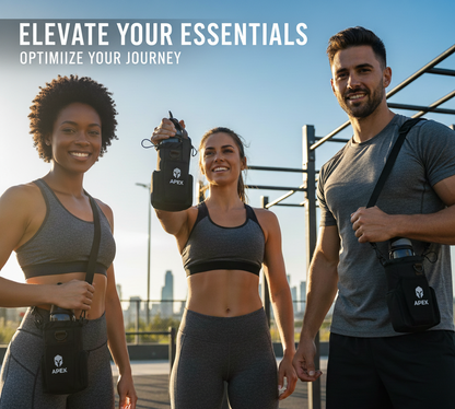 APEX Magnetic Gym Bag with Bottle Holder - Large Capacity Sports Bag