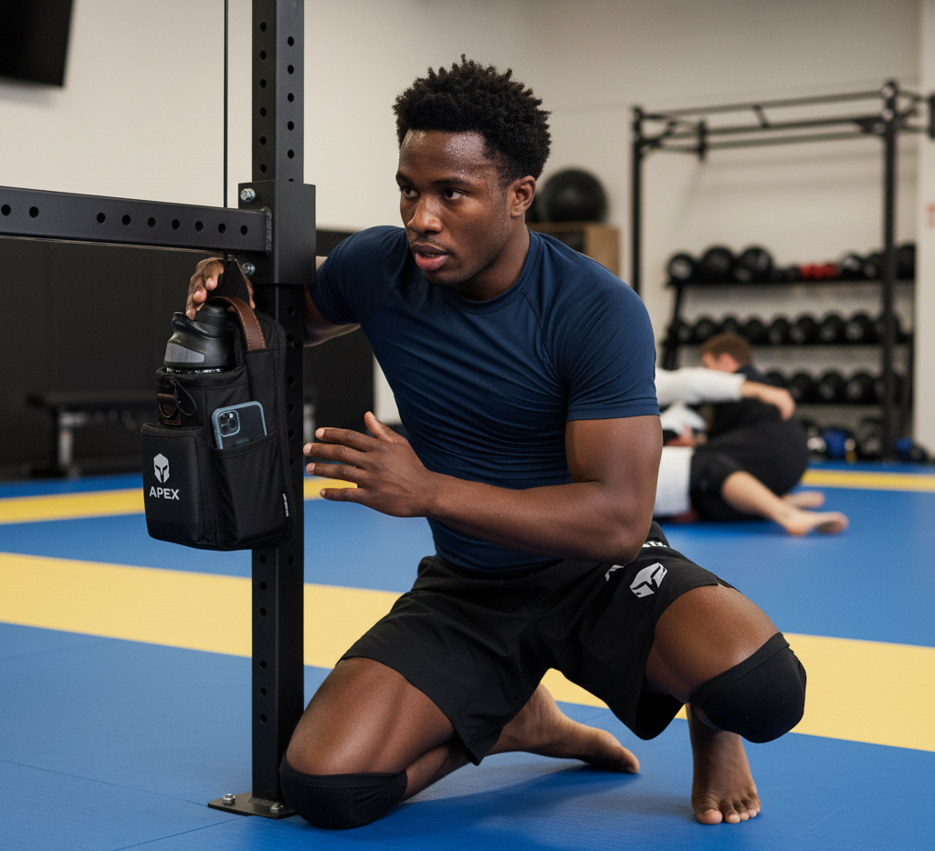 APEX Magnetic Gym Bag with Bottle Holder - Large Capacity Sports Bag