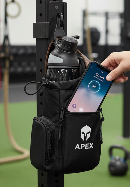 APEX Magnetic Gym Bag with Bottle Holder - Large Capacity Sports Bag