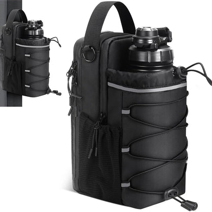 Fibonacci Magnetic Crossbody Gym Bag - Premium Bottle Holder with Phone Pocket