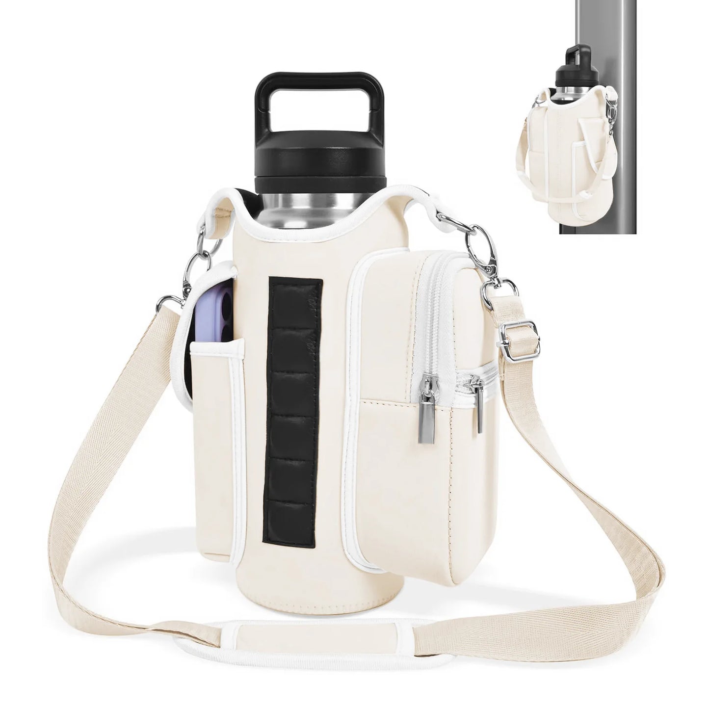 Fibonacci Magnetic Bottle Holder 1.2L - Premium Gym Bag Accessory