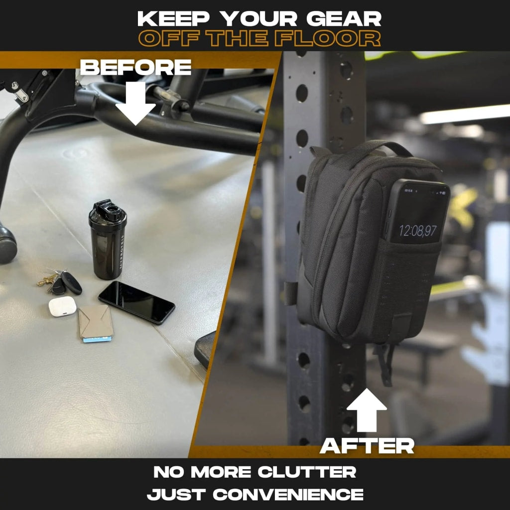 Enivan Magnetic Gym Bag with Phone Pocket - Water-Repellent & Ultra-Lightweight